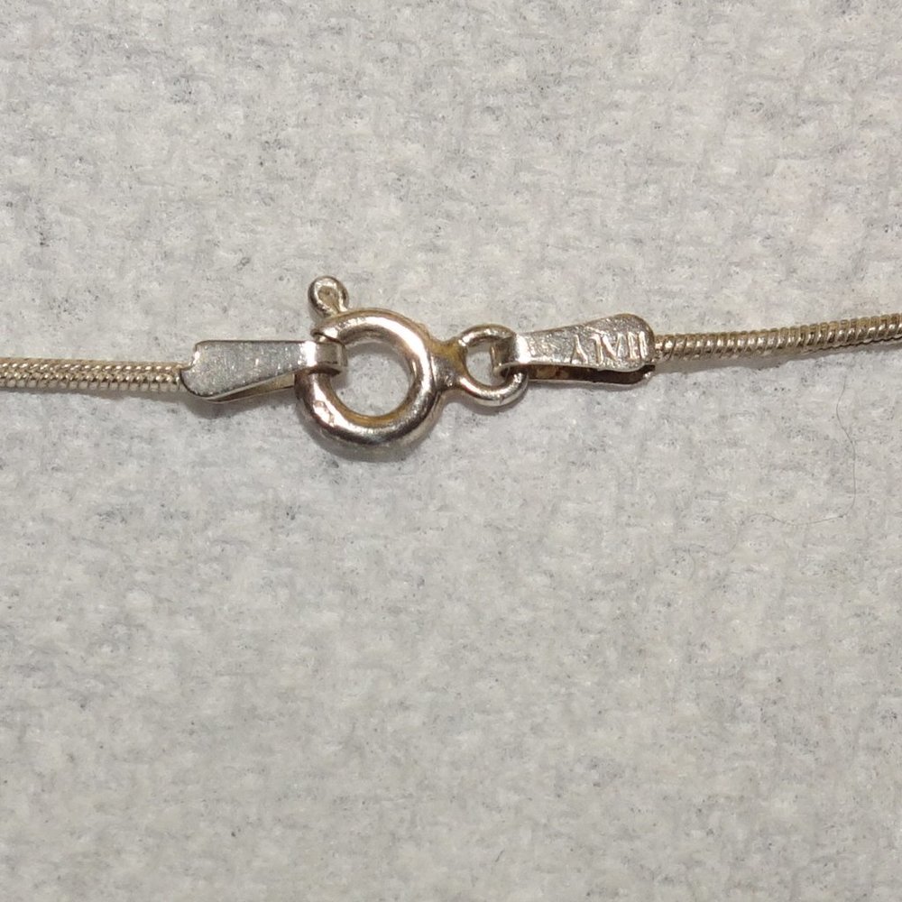 Lord & Taylor 925 Sterling Faux Pearl Necklace - Picture 6 of 6